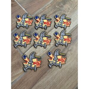 " I built it" cub‎ scout patches- count 8